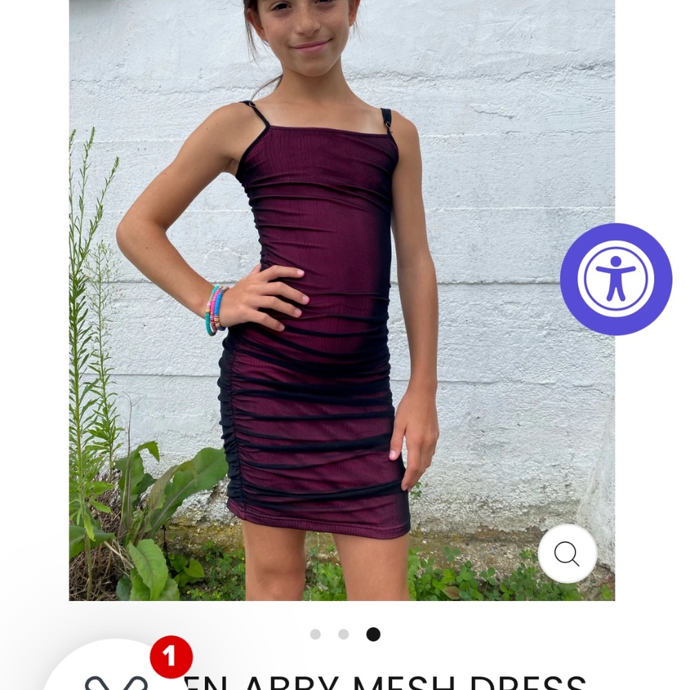 KATIE J NYC tween Abby Mesh Dress